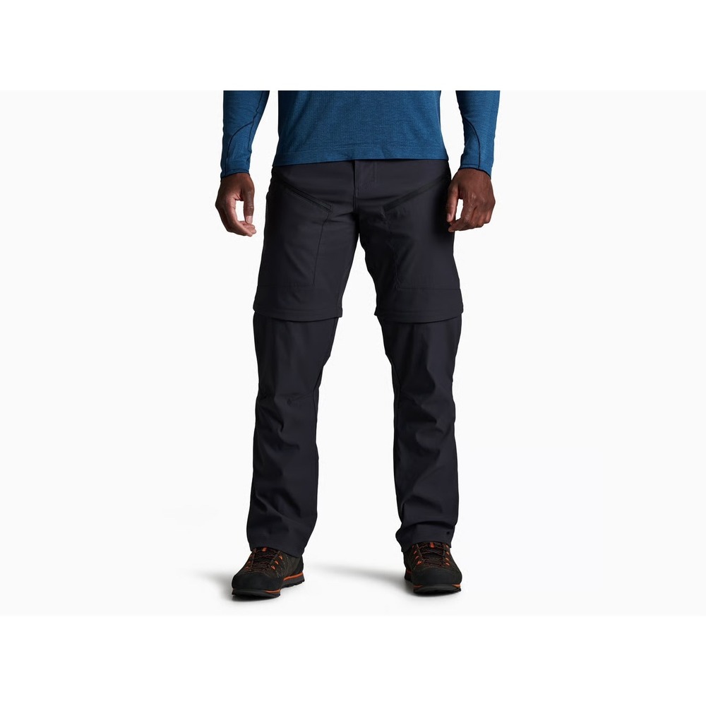 Kuhl Renegade Convertible Stealth Pants Mens 40x34 Charcoal Grey Hiking Cargo
